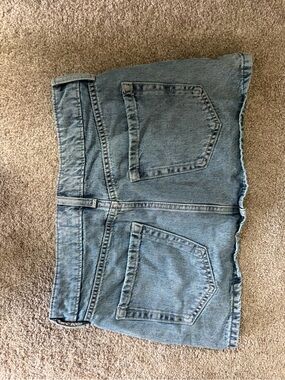 Women's Denim Jeans Skirt - Light Blue